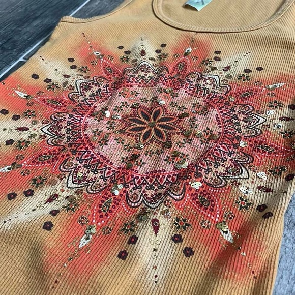 Spoiled Y2K Ribbed Sequenced Tank - Picture 5 of 7